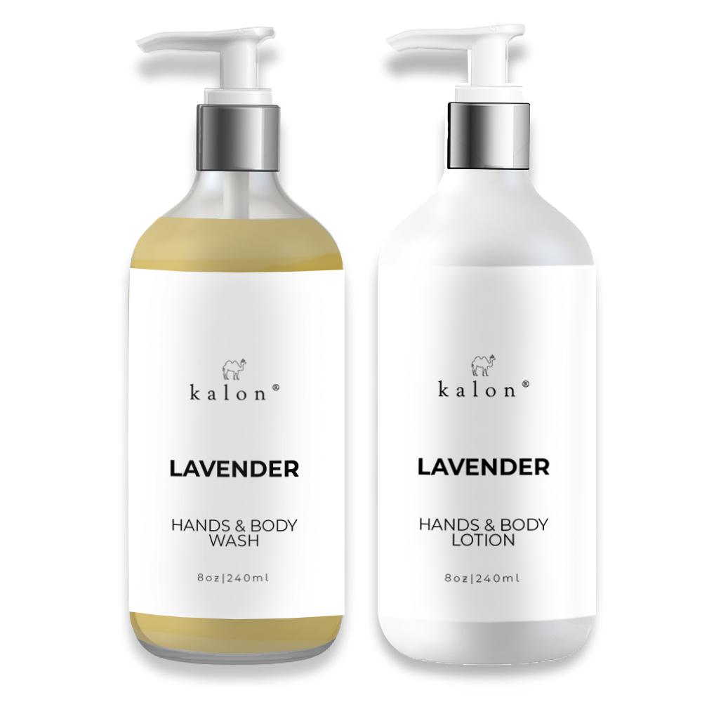 Kalon Natural Body Care Set Lotion & Body Wash_Lavender