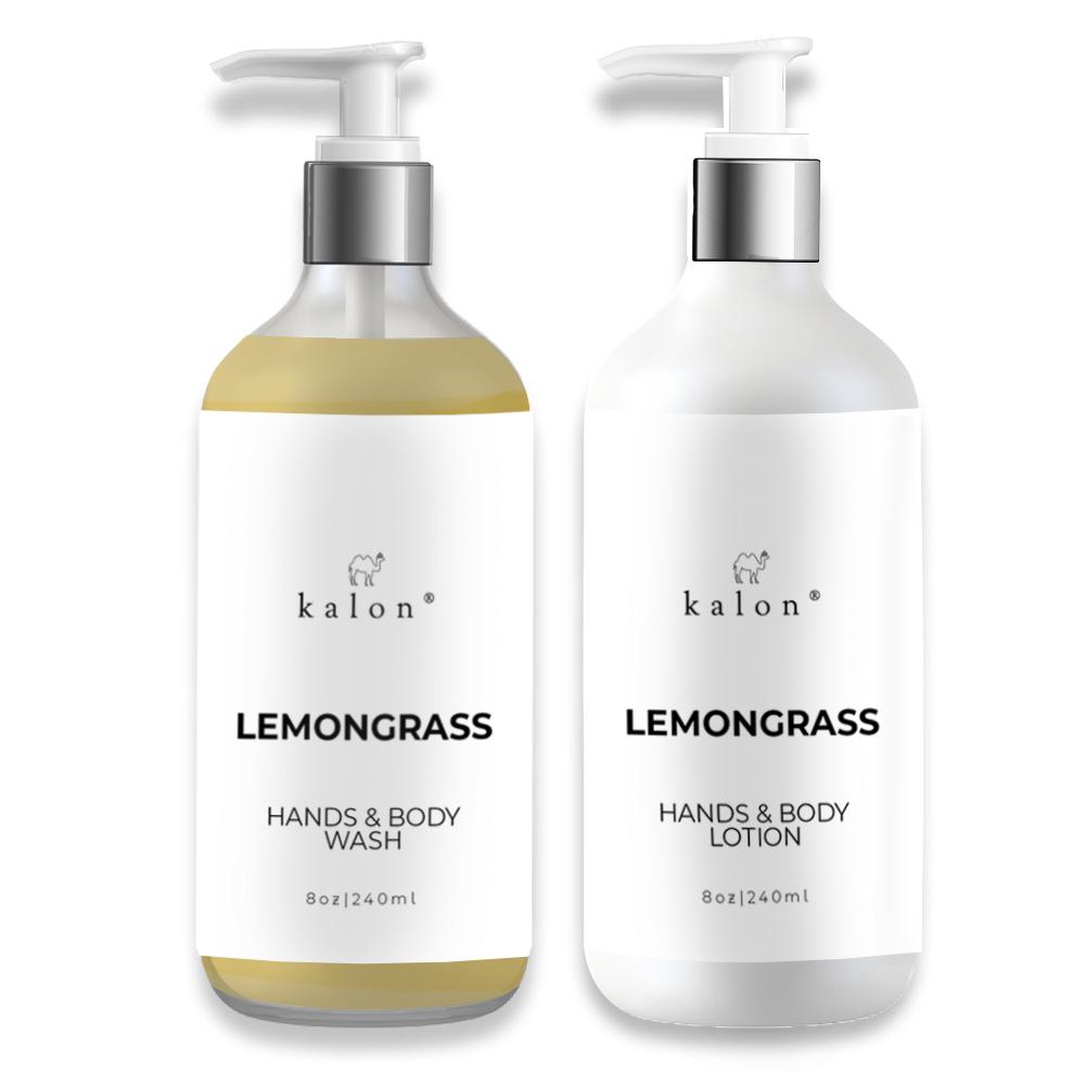 Kalon Natural Body Care Set Lotion & Body Wash_Lemongrass